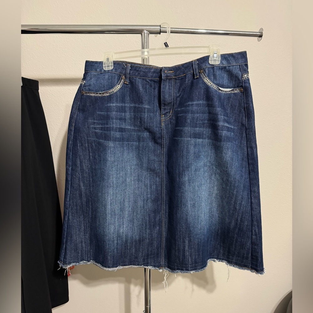 Women’s Be Girl plus size denim skirt